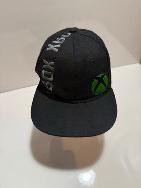 Official Xbox Gear Snapback Adjustable Hat Microsoft Cap BLACK - NWT